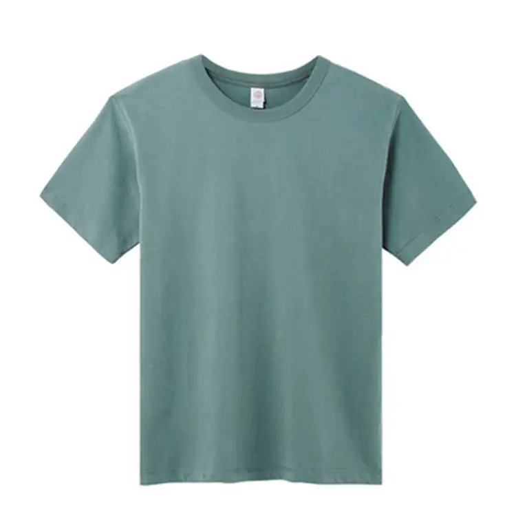 Men White Cotton T-Shirt 300g Loose Casual Crew Neck - Image 7