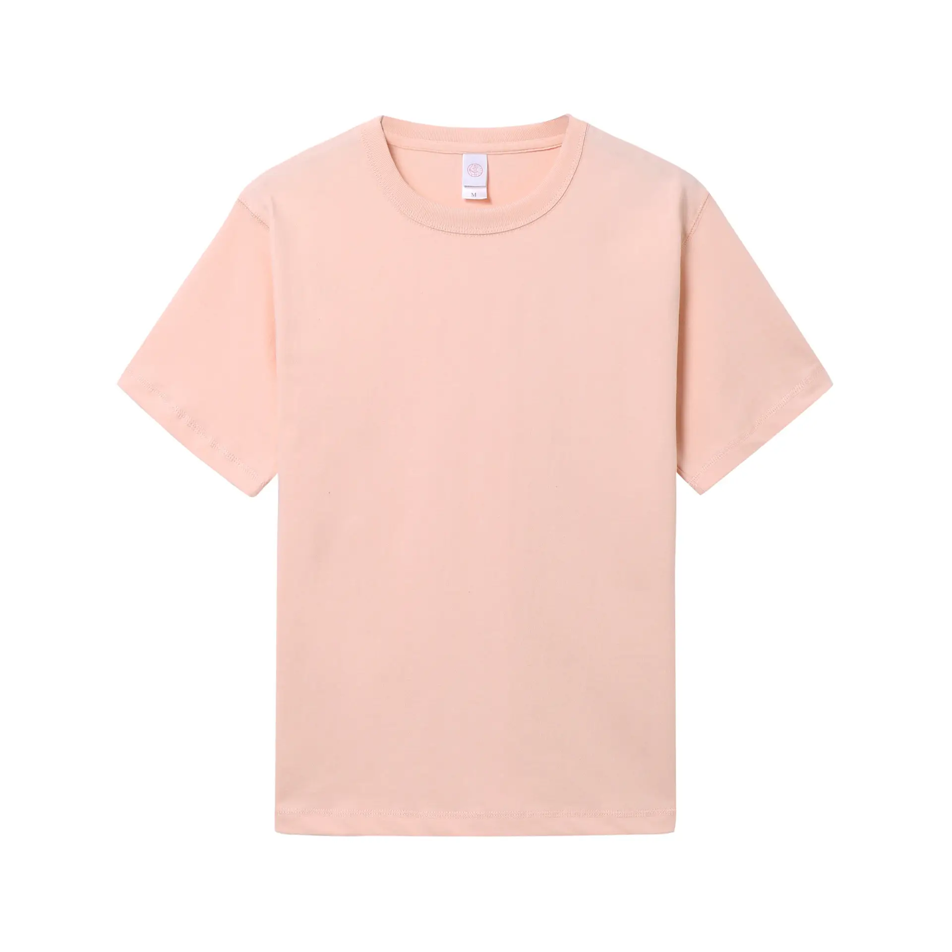 Men White Cotton T-Shirt 300g Loose Casual Crew Neck - Image 8