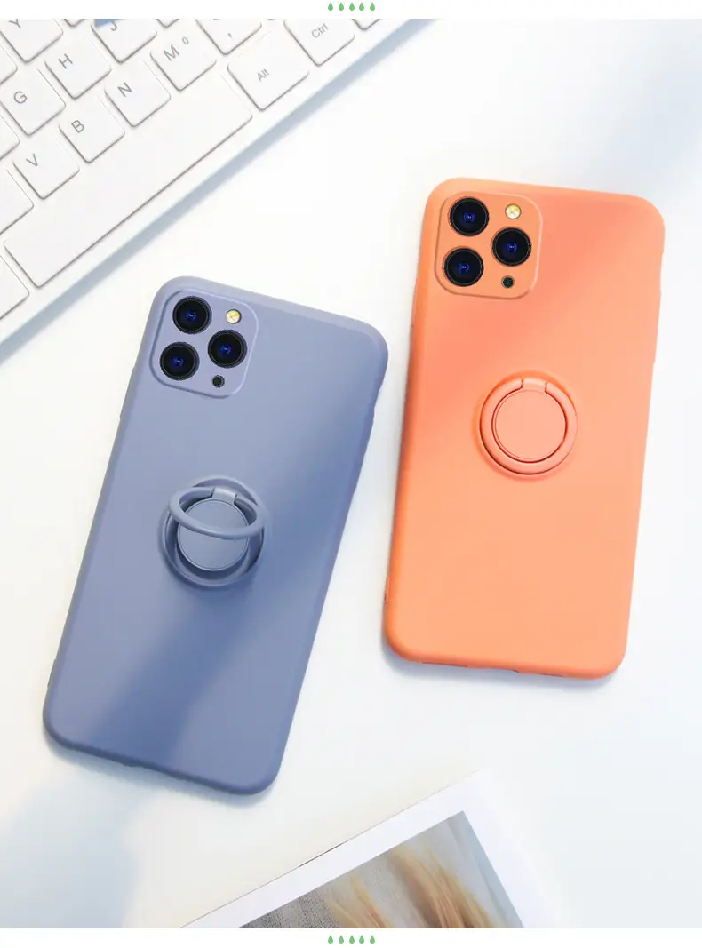 Liquid Silicone iPhone Case with Drop Protection & Grip Ring — feature 15