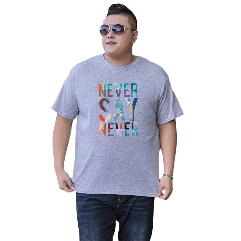 Men Black Graphic T-Shirt Round Neck Loose Fit - Image 12