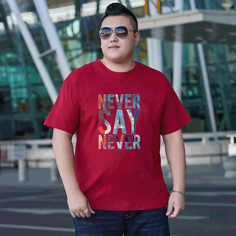 Men Black Graphic T-Shirt Round Neck Loose Fit - Image 2