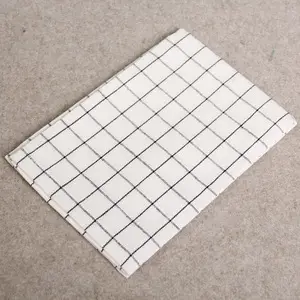 Japanese Square Napkin Mat Striped Cotton Blue White - Image 4