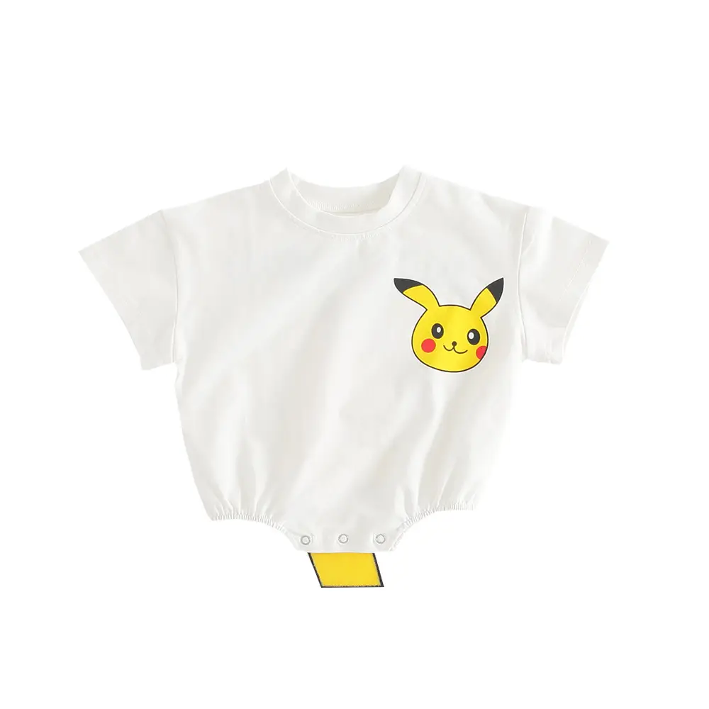 Yellow Pikachu Short Sleeve Socks for Baby
