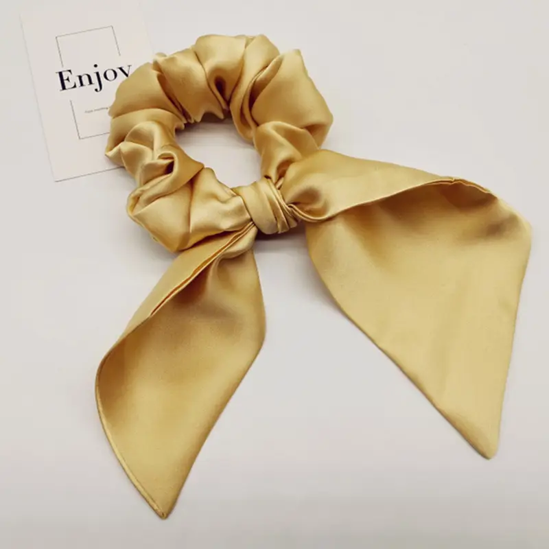 Silk Hair Ties & Bow Set for Women - Image 3