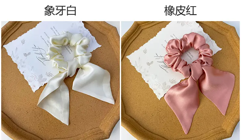 Silk Hair Ties & Bow Set for Women — feature 7