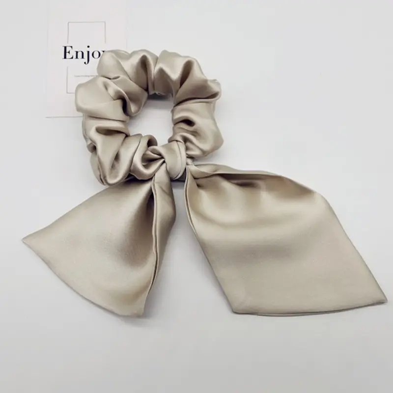 Silk Hair Ties & Bow Set for Women - Image 5