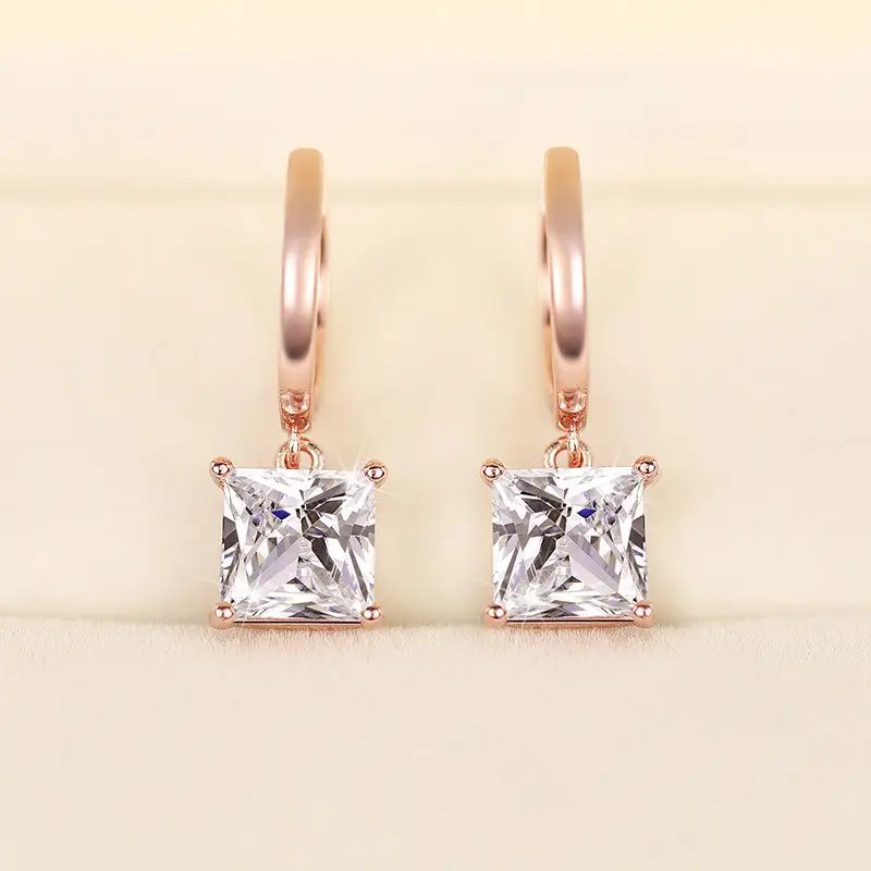 Luxury Four-Claw Zircon Earrings for Women — feature 7
