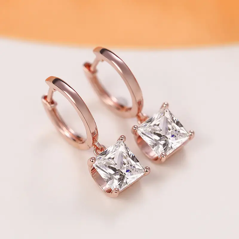 Luxury Four-Claw Zircon Earrings for Women — feature 8