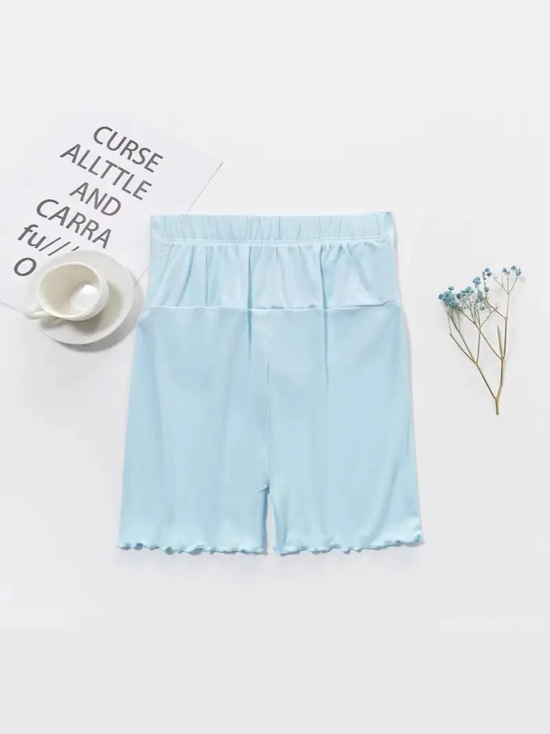 Pregnant Women's Safety Pants Summer Anti-Dusk Pregnant Modal Shorts Outerwear Loose Belly-supporting Leggings Trendy Mom - Image 10