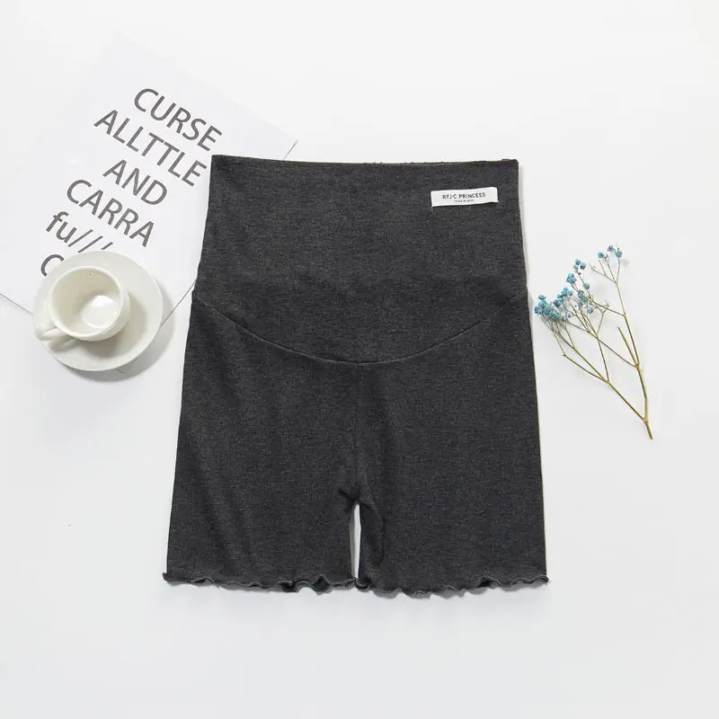 Pregnant Women's Safety Pants Summer Anti-Dusk Pregnant Modal Shorts Outerwear Loose Belly-supporting Leggings Trendy Mom — feature 13