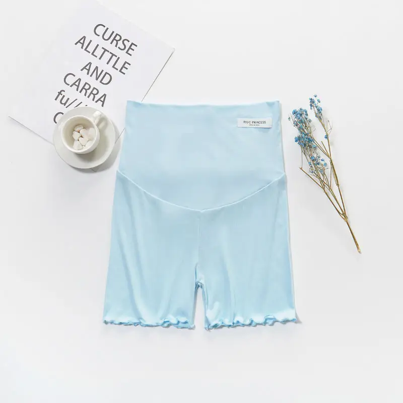 Pregnant Women's Safety Pants Summer Anti-Dusk Pregnant Modal Shorts Outerwear Loose Belly-supporting Leggings Trendy Mom — feature 16