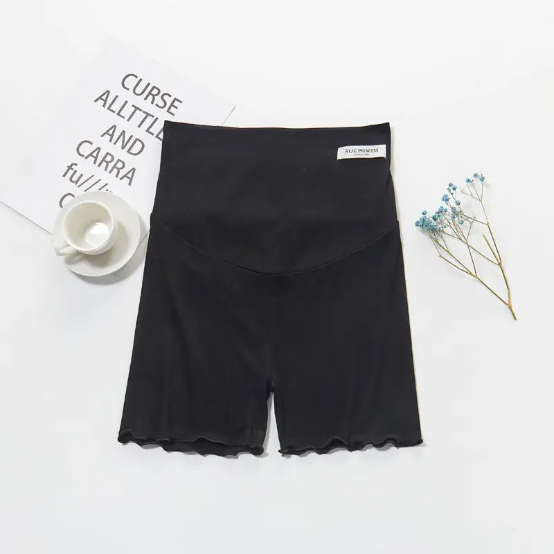 Pregnant Women's Safety Pants Summer Anti-Dusk Pregnant Modal Shorts Outerwear Loose Belly-supporting Leggings Trendy Mom - Image 2