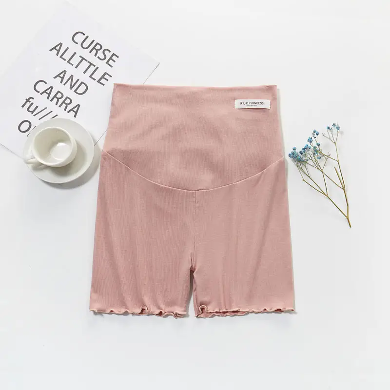 Pregnant Women's Safety Pants Summer Anti-Dusk Pregnant Modal Shorts Outerwear Loose Belly-supporting Leggings Trendy Mom - Image 4