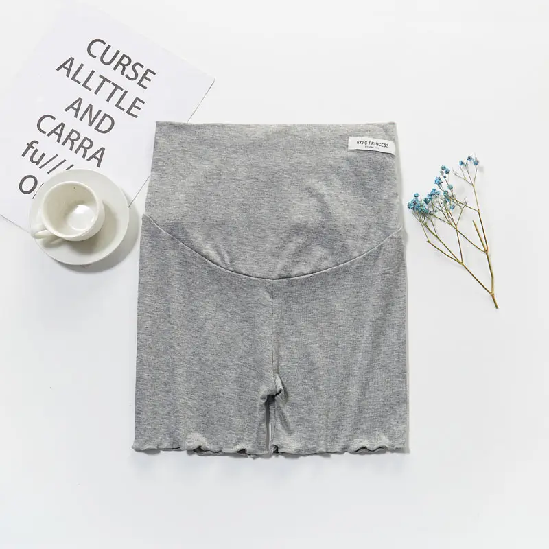 Pregnant Women's Safety Pants Summer Anti-Dusk Pregnant Modal Shorts Outerwear Loose Belly-supporting Leggings Trendy Mom - Image 5