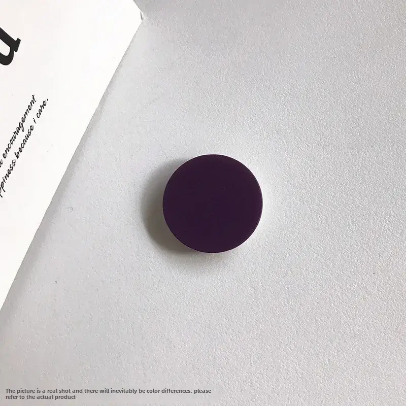 Purple Round Phone Holder with Logo - Image 12