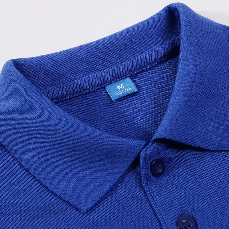 Men's Red Short-Sleeve Polo Shirt with Embroidery - Image 9