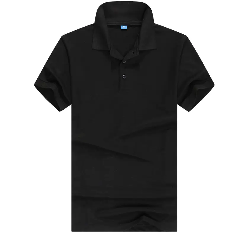 Men's Red Short-Sleeve Polo Shirt with Embroidery - Image 3