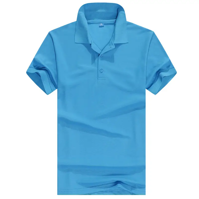 Men's Red Short-Sleeve Polo Shirt with Embroidery - Image 5