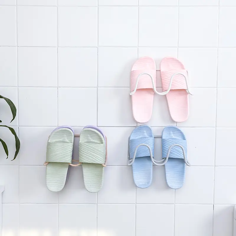 Wall-Mounted Shoe Rack for Bathroom Storage - Image 4