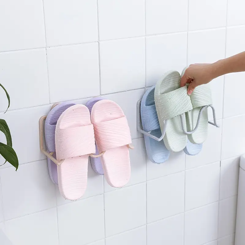 Wall-Mounted Shoe Rack for Bathroom Storage - Image 6