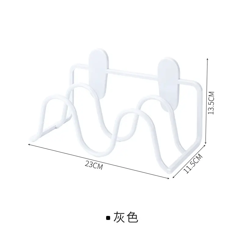 Wall-Mounted Shoe Rack for Bathroom Storage - Image 2