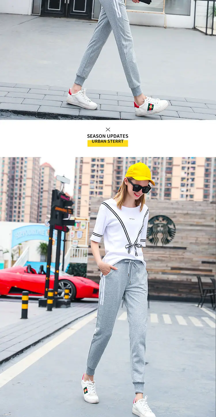 Women Black Elastic Waist Belted Cropped Pants — feature 9