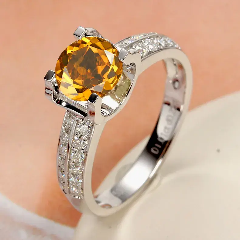 Elegant Zircon Open Ring for Women - Image 4