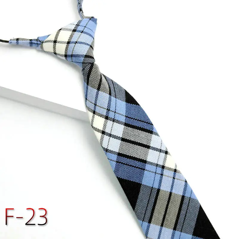 Maroon Striped Japanese Style Tie for Girls Kids