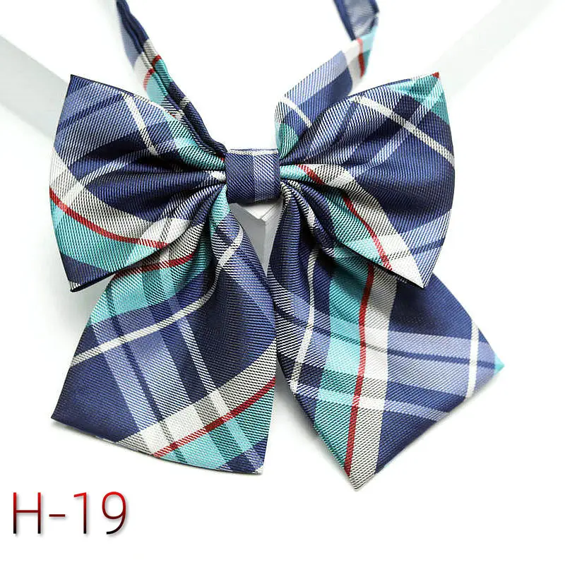 Maroon Striped Japanese Style Tie for Girls Kids