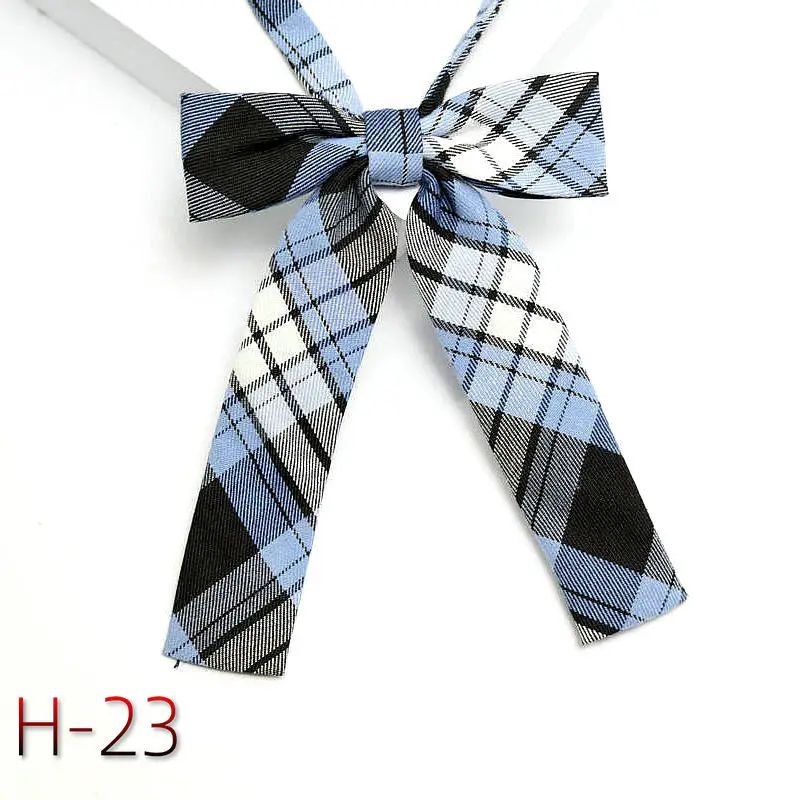 Maroon Striped Japanese Style Tie for Girls Kids