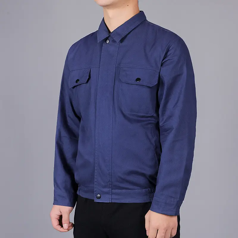 Men Navy Camo Electric Fan Jacket with 3-Stage Flow - Image 2