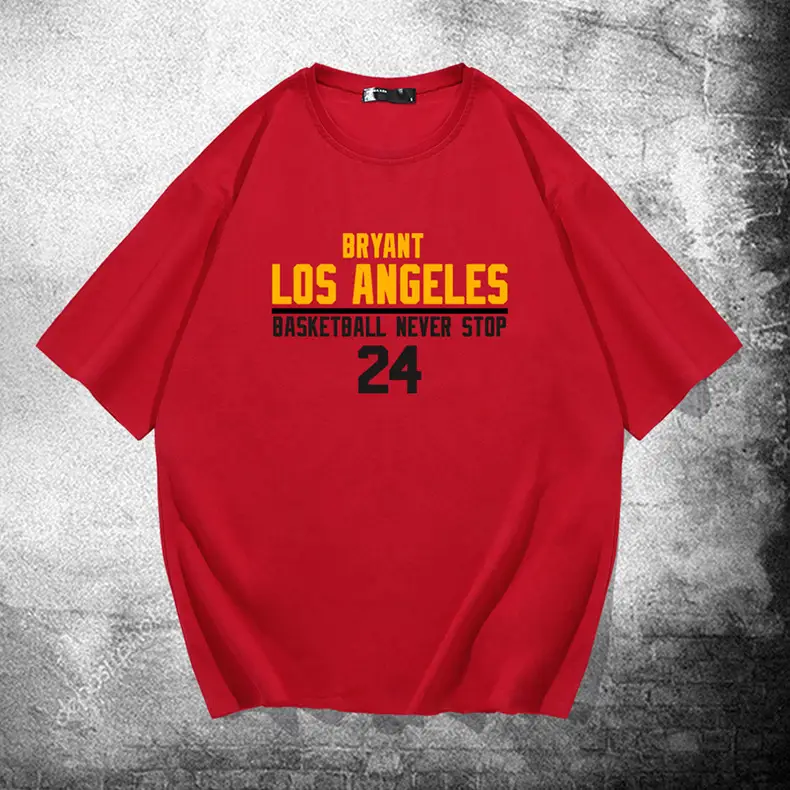 Men's Blue Kobe Basketball T-Shirt 24 - Image 10