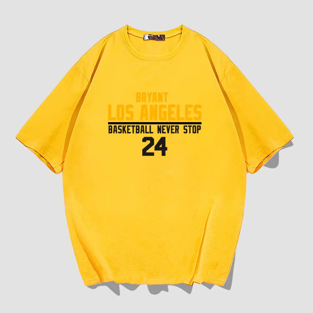 Men's Blue Kobe Basketball T-Shirt 24 - Image 3