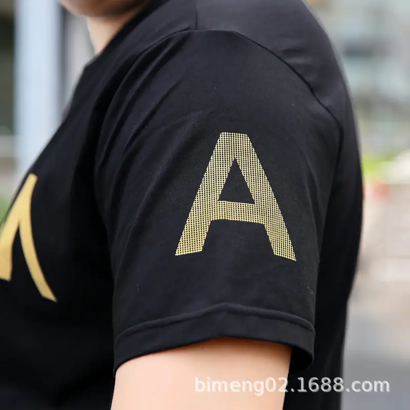 Large Size Men Fat Men Summer Loose Plus Plus Base T-Shirt - Image 5