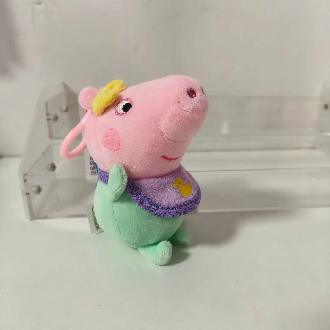 Authentic Peppa Pig Stuffed Toy Doll Family of Four Toddlers George Doll Rag Doll Pig Grandpa Grandma