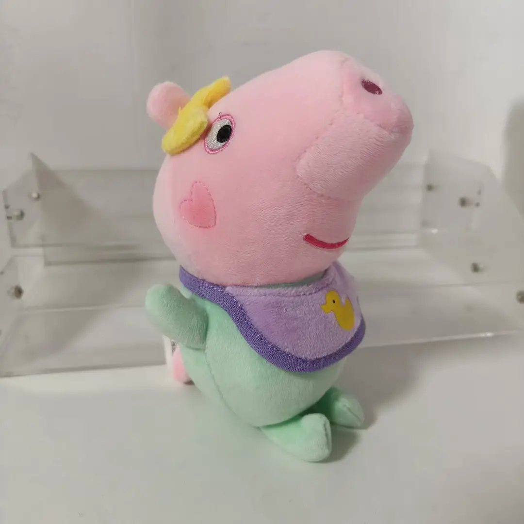Authentic Peppa Pig Stuffed Toy Doll Family of Four Toddlers George Doll Rag Doll Pig Grandpa Grandma