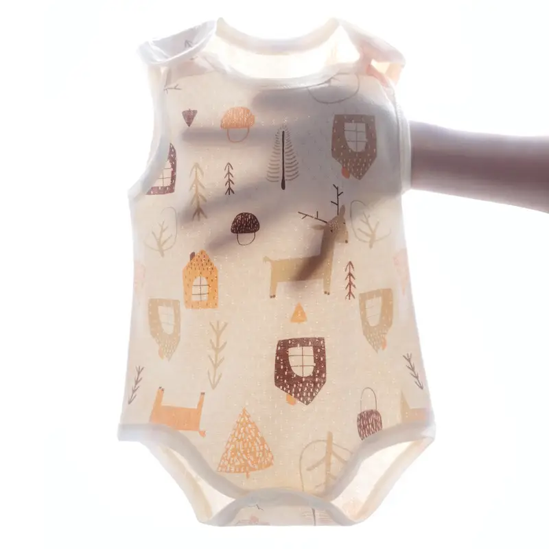 Baby Mesh Bag Pajamas Shoulder Opening Buckle Newborn Hip