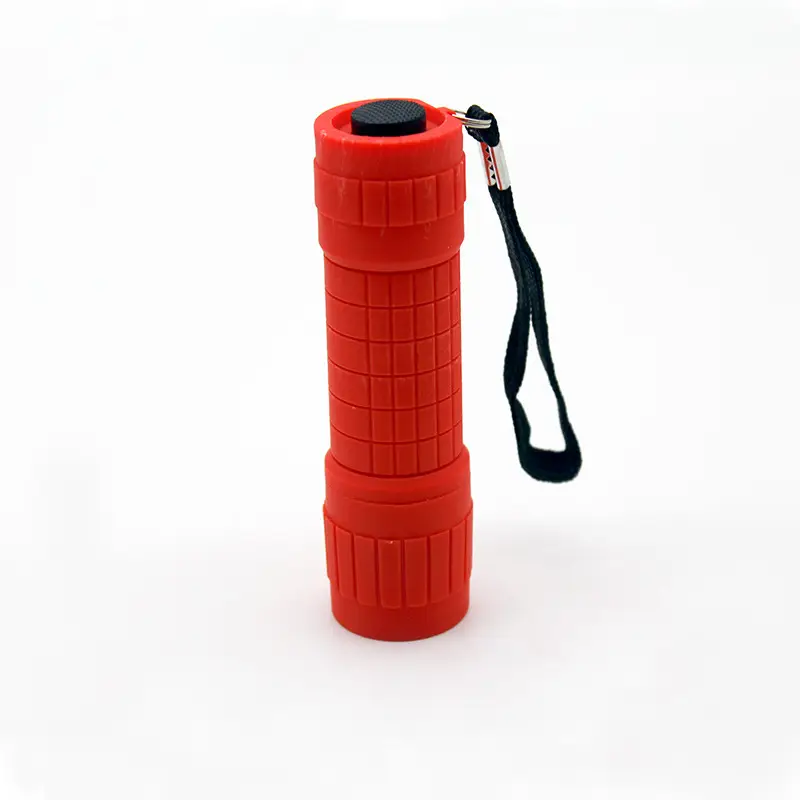 Outdoor LED Flashlight Yellow Dry Battery Portable - Image 13