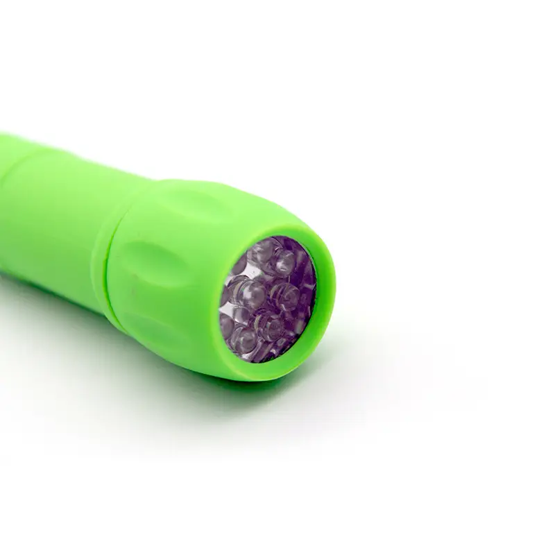 Outdoor LED Flashlight Yellow Dry Battery Portable - Image 14
