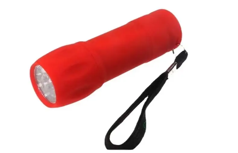 Outdoor LED Flashlight Yellow Dry Battery Portable - Image 10
