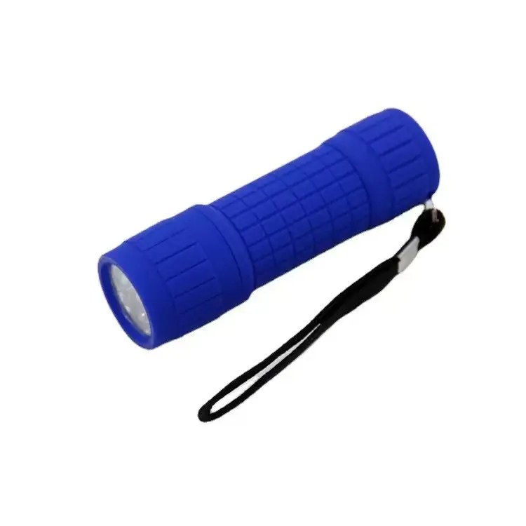 Outdoor LED Flashlight Yellow Dry Battery Portable - Image 4