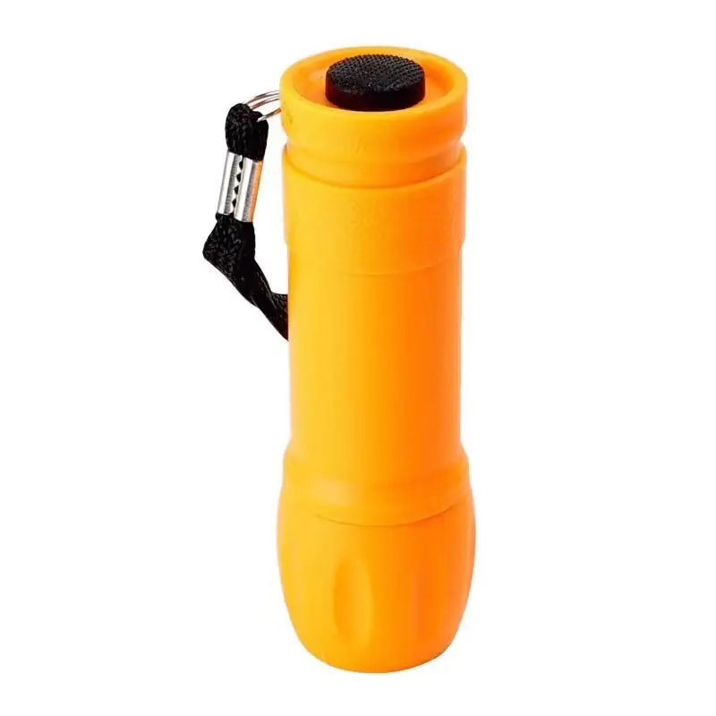 Outdoor LED Flashlight Yellow Dry Battery Portable - Image 8