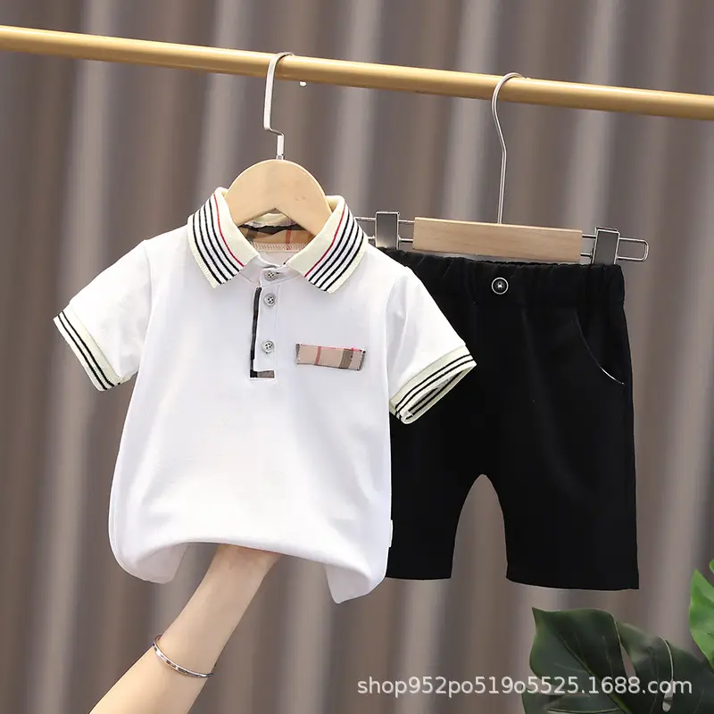 Boys Unfluid Polo Shorts Set 2025 Summer 1-3Y - Image 2