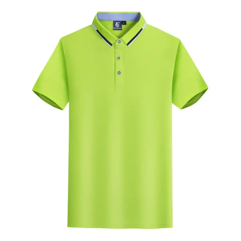 Men Yellow Polo Shirt with Brand Logo - Image 9