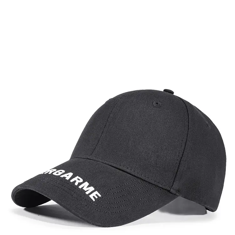 2021 Black Korean Letter Cap for Men Women Sun Hat
