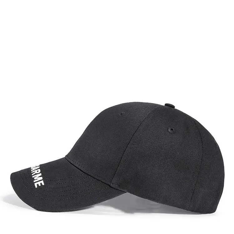 2021 Black Korean Letter Cap for Men Women Sun Hat