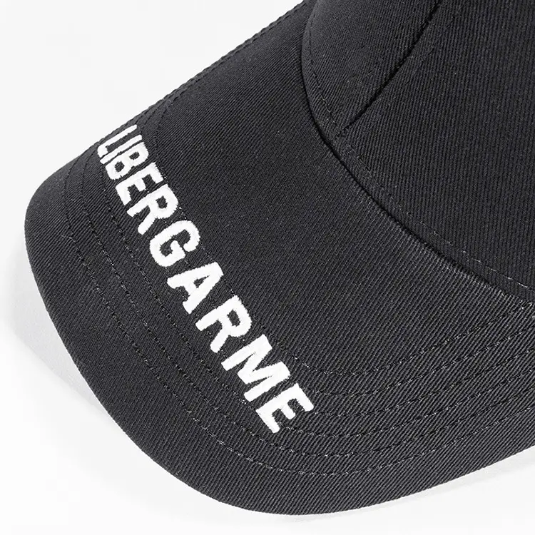 2021 Black Korean Letter Cap for Men Women Sun Hat