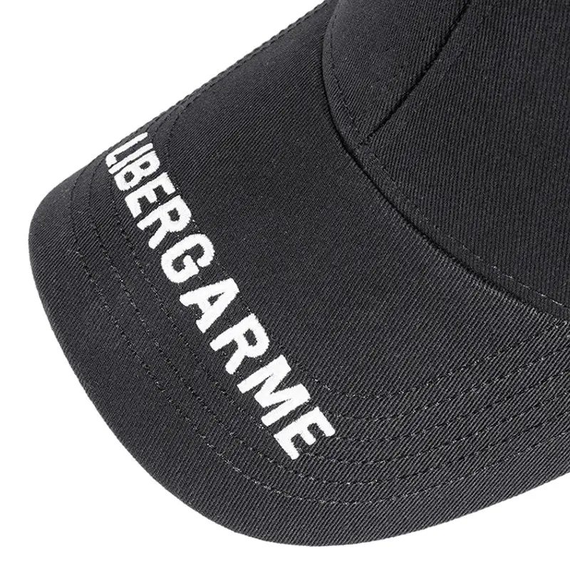 2021 Black Korean Letter Cap for Men Women Sun Hat