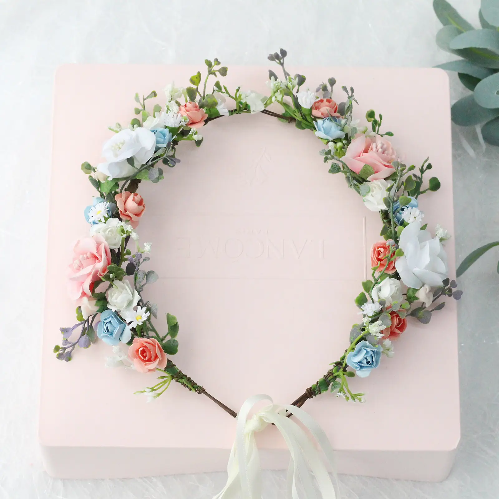 Handmade Floral Hair Band for Bridal & Party Use - Image 5