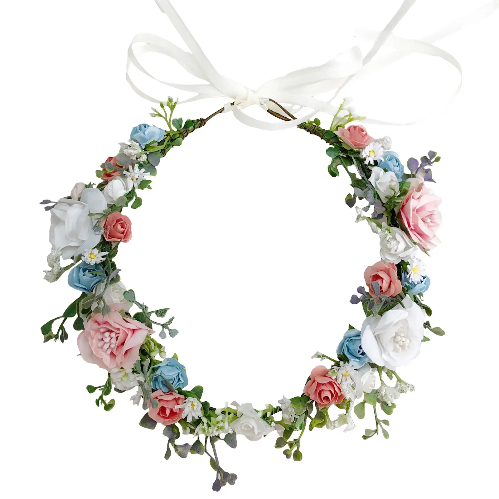 Handmade Floral Hair Band for Bridal & Party Use - Image 6